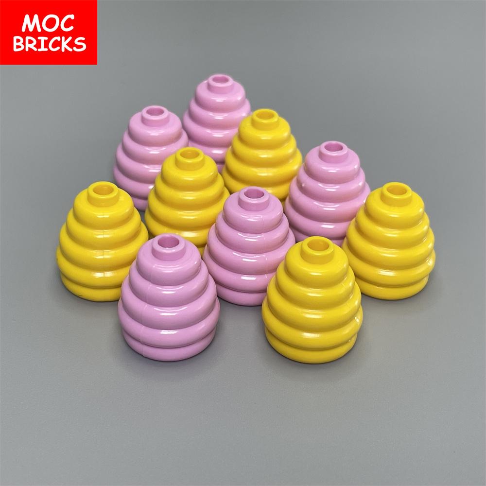 Non-Toxic 10Pcs/Lot Moc Bricks Honeycomb Beehive Cotton Candy 35574 Accessories Action Figure Building Blocks Assemble Children'S Toys