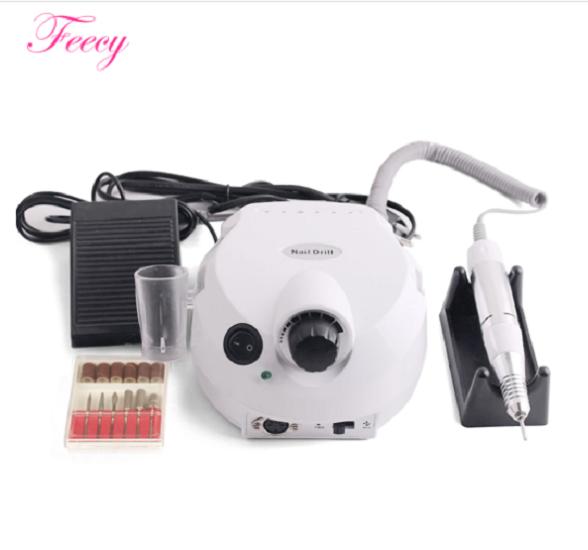 Elektrická vrtačka na manikúru Sada vrtáků na nehty 30000 ot./min.