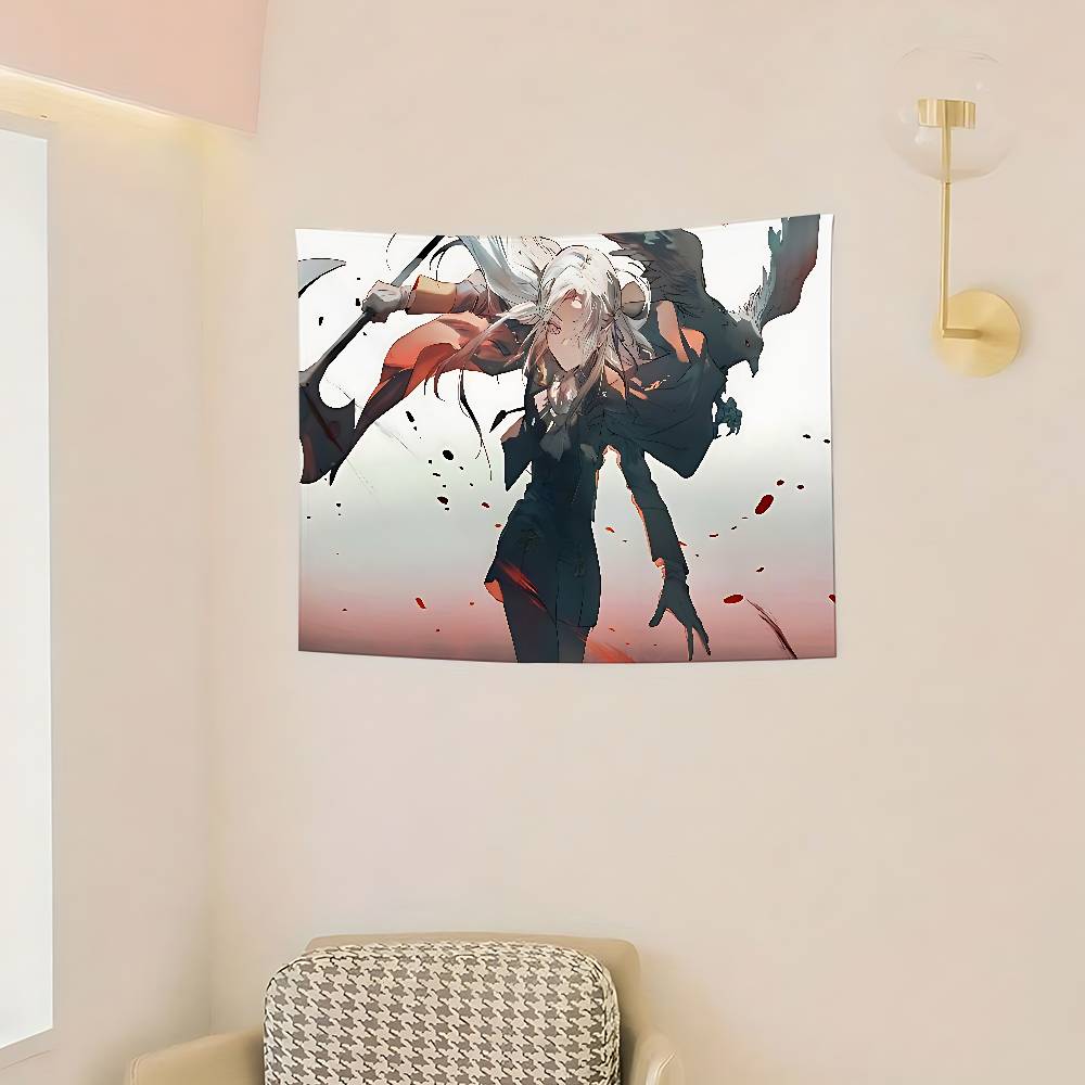 Anime Girl Flag Banners Garage Car Tapestry Flag Garage Outdoor Decor Bedroom