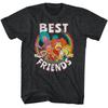 Fraggle Rock - Best Friends - American Classics - Heather Black Adult Short Slee