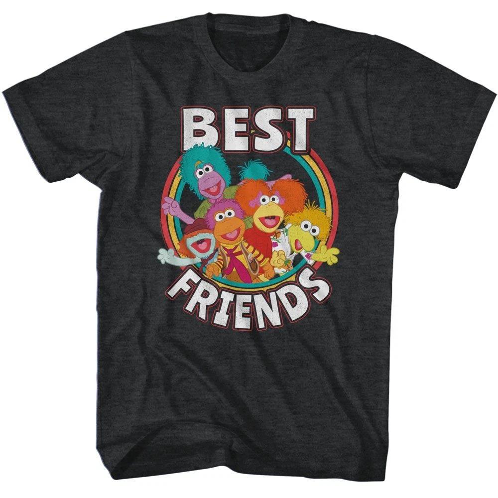 Fraggle Rock - Best Friends - American Classics - Heather Black Short Slee 130