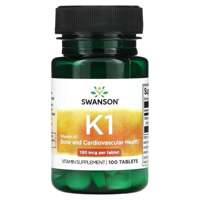 Vitamin K1, 100 Mcg, 100 Tabletter