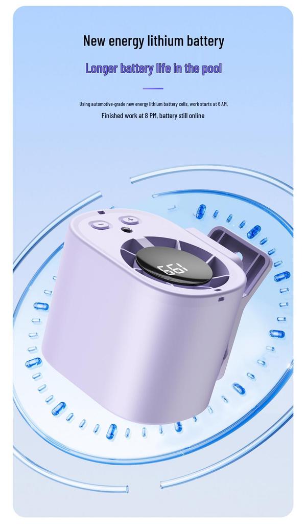 High-Power Multifunctional Portable Fan: Desktop, Clip-On, Long Battery Life, Waist Hanging
