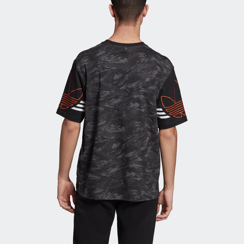 Adidas Originals Stormzy Sprt Color Block Crew Neck Loose Fit Short Sleeve T-Shirt Men T-Shirts Black FI7153