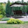 Swing Chair Waterproof Top Cover Garden Hammock Awning 2/3 Seater Sun Shade Case Camping Portable Outdoor Elements