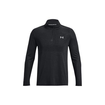 Solid Color Stand Collar Pullover Long Sleeve T-Shirt Men Tops Black 1378168-001