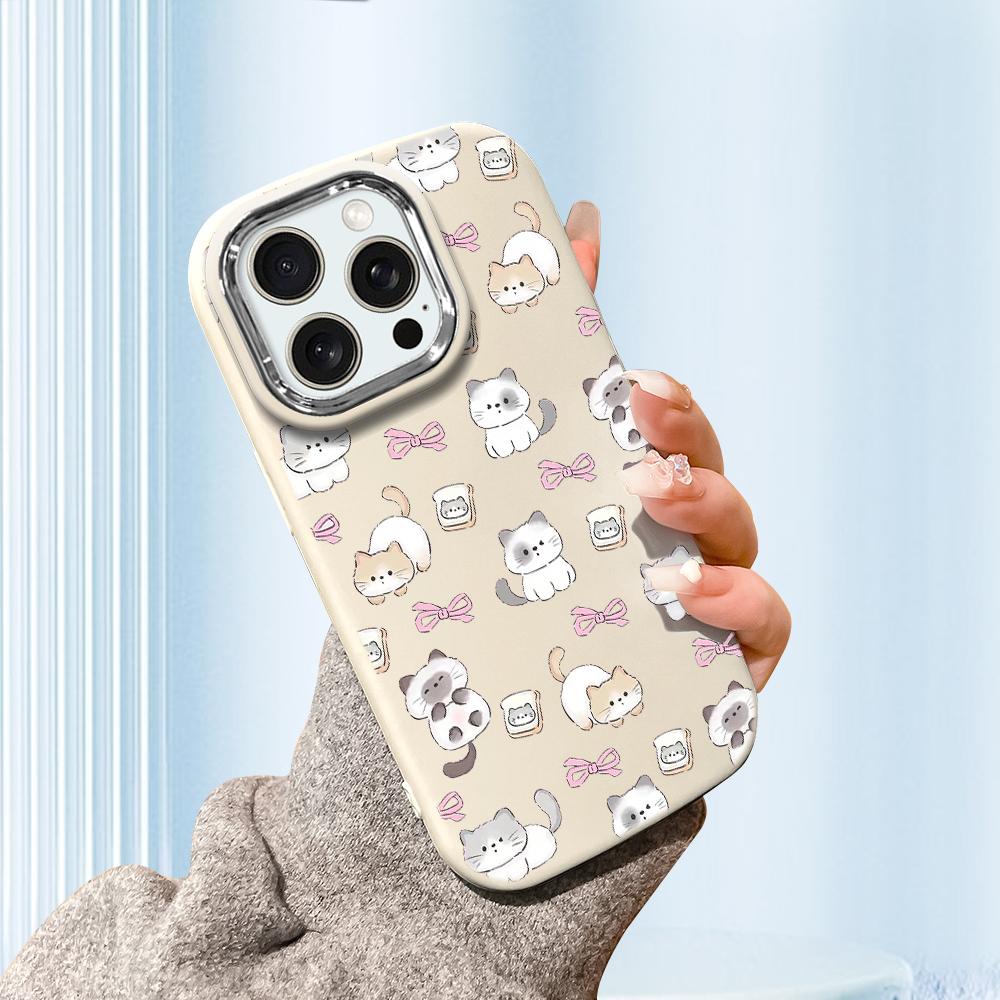 Coque de téléphone antichoc en silicone liquide TPU souple avec lentille de bord argenté de couleur unie pour Huawei Honor iPhone Infinix Tecno Vivo