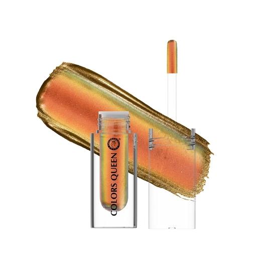 Colors Queen Multichrome Liquid Eyeshadow | Long Wearing & Highly Pigmented Eyeshadow with Metallic Finish | Transfer Proof (02 - I See Gold)