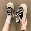 Fashion Women's Canvas Shoes Spring Autumn Round Toe High On Platform Black Ladies Footwear 39 Offers Daily Routine Cotton Sale Quality