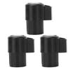 3PCS Sax End Plug Tenor Curved Neck Dustproof Anti Fouling Saxophone End Cap Plug for Practice