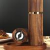 Multifunctional Acacia Wood Pepper Grinder with Ceramic Core and Golden Steel