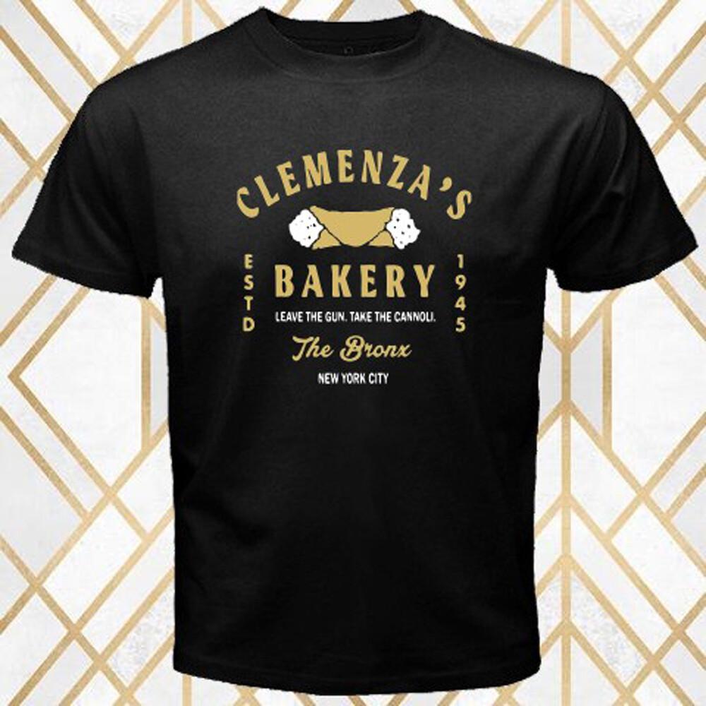 Clemenza s Bakery Men s Black T-Shirt Size S 3XL XL