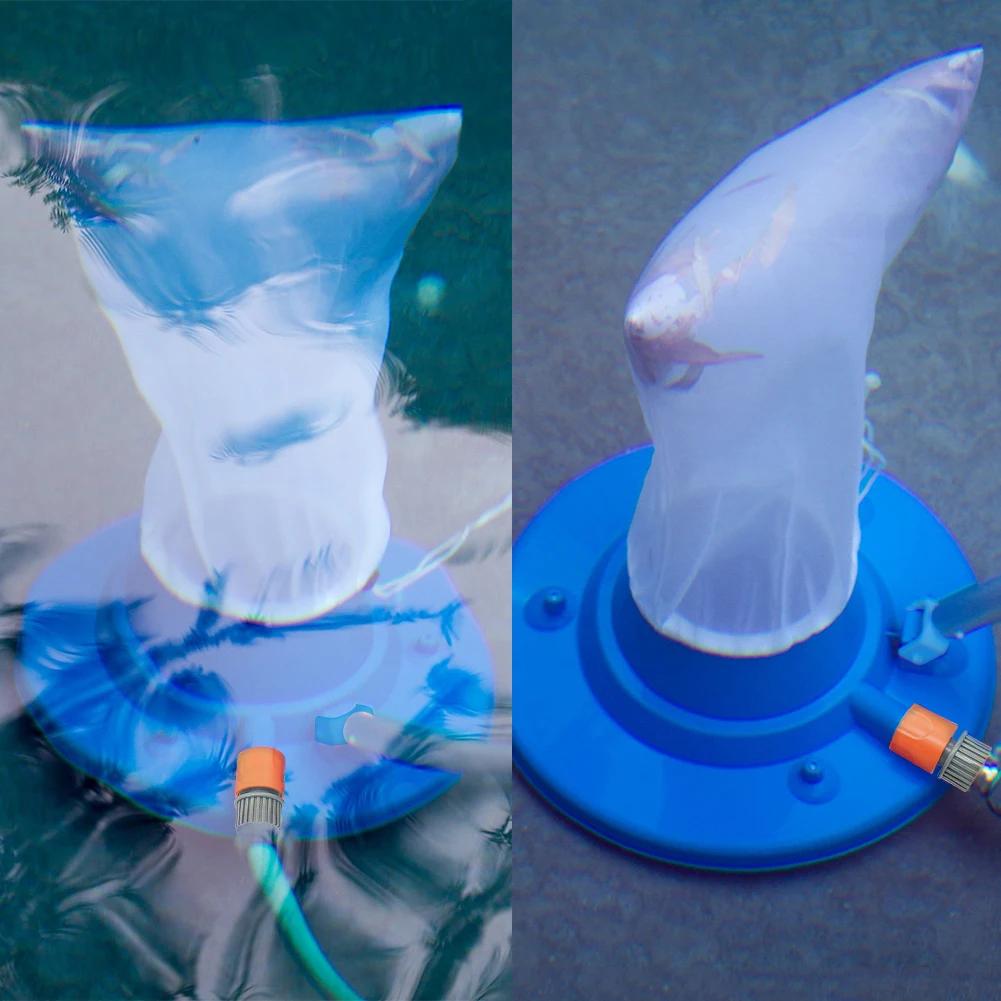 Professional Pool Vacuum Cleaning Suction Head with Mesh Bag Swimming Pool Set Cleaner Brush for Spring Outdoor Pool Accessories
