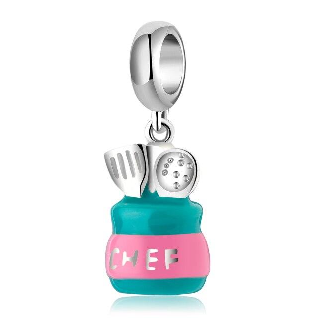 Animal City Wizarding World Life Tools Pendants Genuine 925 Sterling Silver Funny Charms Diy Accessories Fit Bracelet
