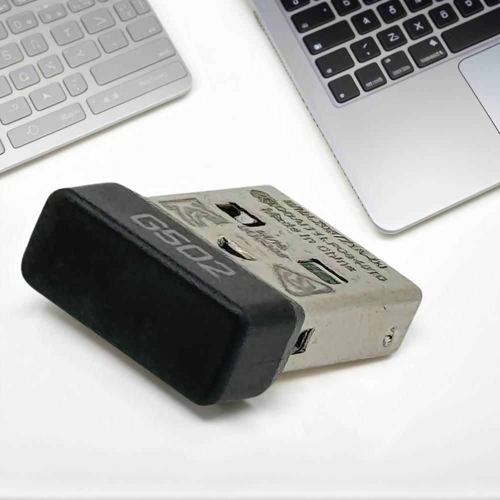 USB Wireless Dongle Receiver Portable USB Dongle Mouse Receiver Adapter USB Receiver Dongle Plug for Logitech G502 Mouse