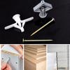 10/50set Plasterboard Expansion Screws Self-Drilling Airplane Plug Pipe Hollow Wall Gypsum Board Drywall Hardware Fixings Kit