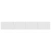 Wall Mounted TV Cabinet Set 2 pcs Glossy White 98 x 31 x 29.5 cm