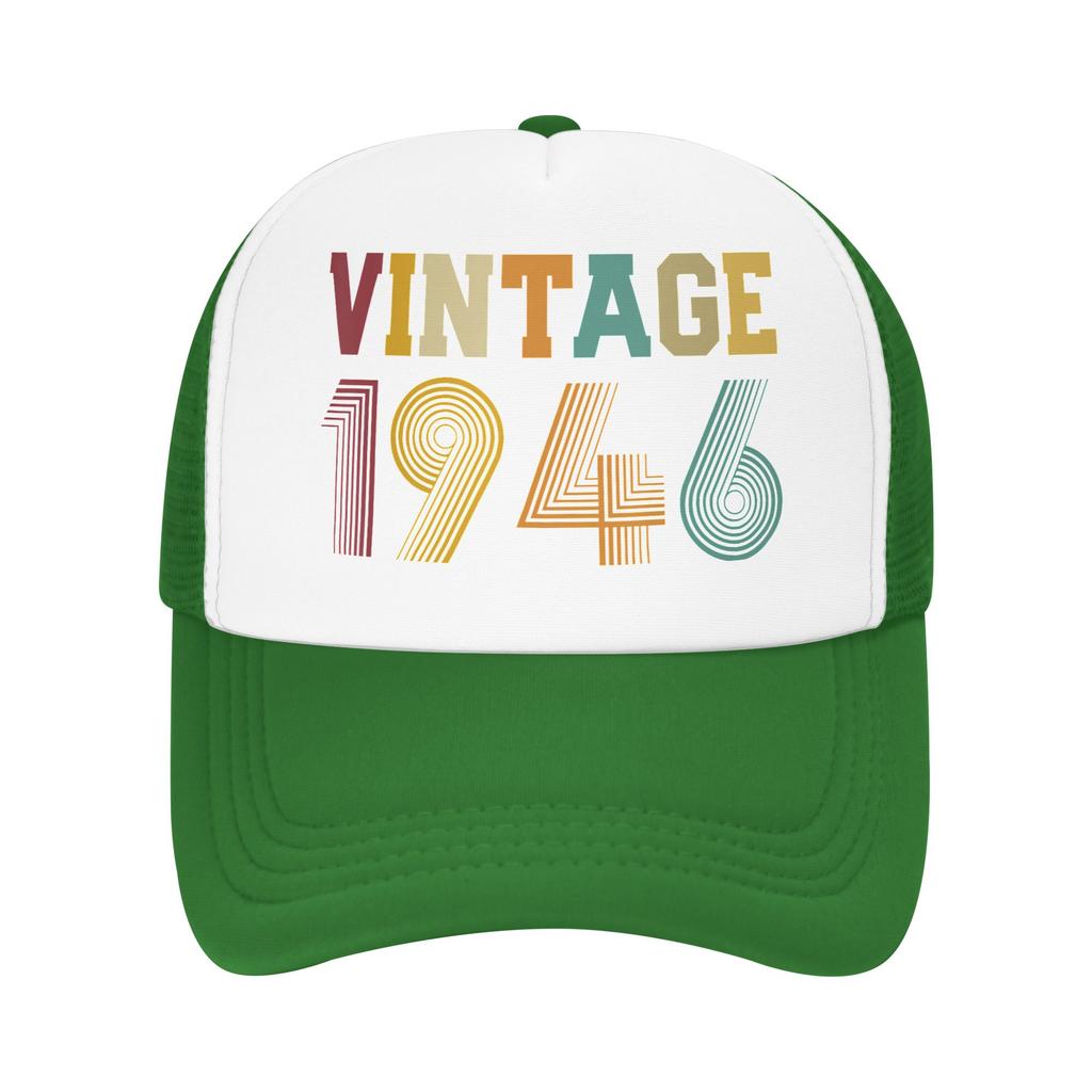 Th Birthday Born Year Old Mesh Baseball Caps Unisex Women Casual Sun Hat Hats Adjustable Summer Trucker Hats