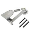 DIY Chain Tensioner Fit 80cc Engine Motor Cylinder Piston 40mm 2 In1 Racing Reed Valve Muffler Pipe For Engine Motorized Bike