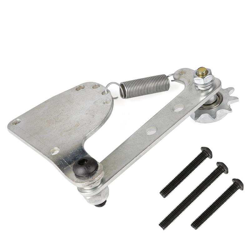 DIY Chain Tensioner Fit 80cc Engine Motor Cylinder Piston 40mm 2 In1 Racing Reed Valve Muffler Pipe For Engine Motorized Bike