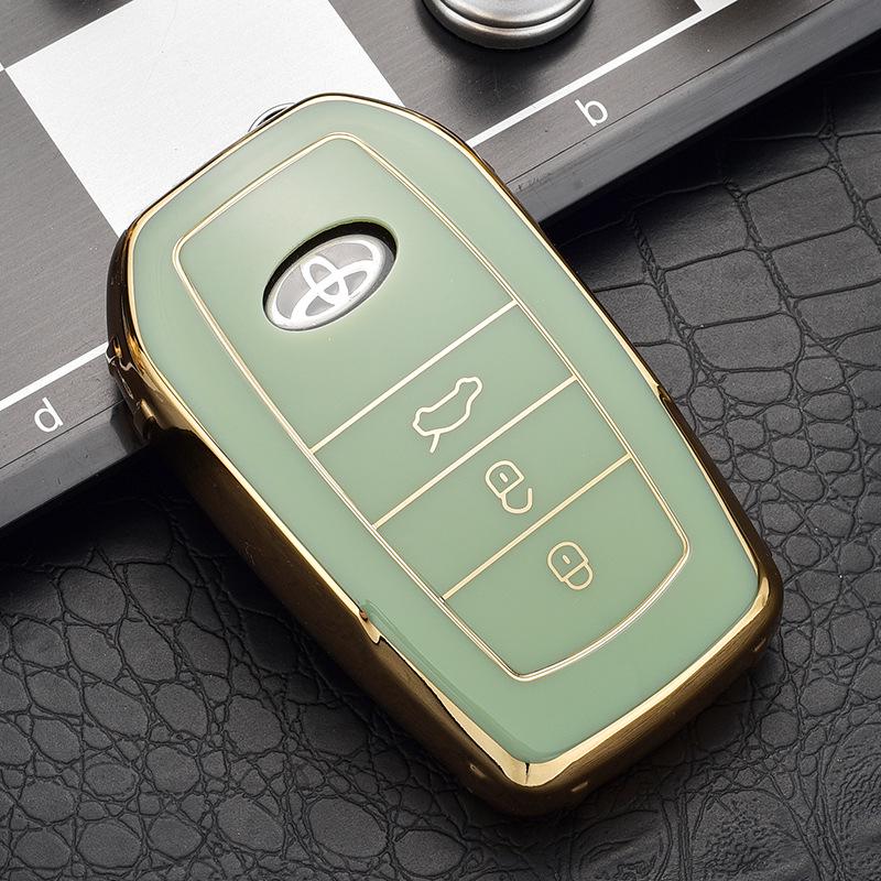 Toyota Key Case Cover for Highlander, Corolla, Crown, Prado, and Levin Models