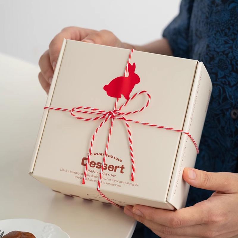 

Ручная хлопковая и льняная веревочная лента, упаковочная лента для коробки, хлопковая нить, двухцветная красная поделка своими руками