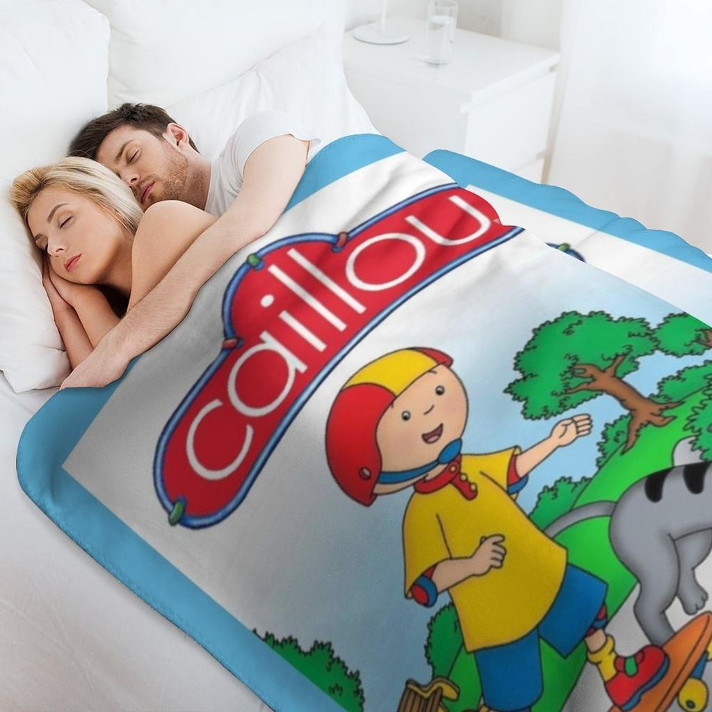 Caillou Throw Blanket Cozy Throw Blanket Birthday Gift for Him Her