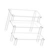 Acrylic Display Shelf For Organizing Cupcakes Perfume Jewelry Collectibles Storage Rack With Reinforced Support Rods
