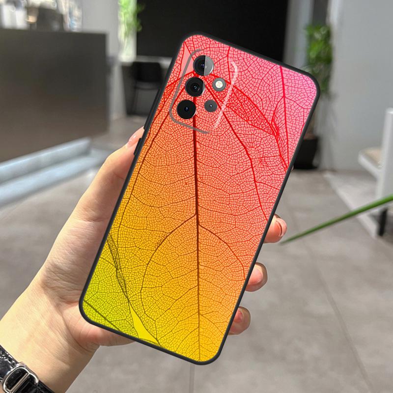 Colorful Leaves Case For Samsung Galaxy A32 A12 A22 A52 A35 A26 A16 A05 A55 A15 A54 A34 A14 A56 A36 A13 A53