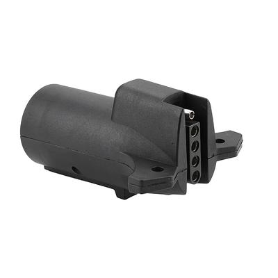 7-polig auf 5-polig Flachstecker Anhänger Anhängerkupplung Anhängersteckdose Stecker Adapter Verbinder 12V US-Stecker