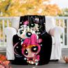1pc Powerpuff6 Theme Blanket - Digital Print, Polyester, Cozy for All Seasons, Perfect for Outdoor, and Travel
