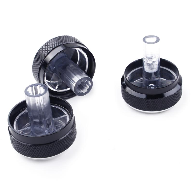 3pcs A/C Switch Knob Heater Climate Control Button Trim Fit for Mazda 2 Demio 2007 2008 2009 2010 2011 2012 2013 2014