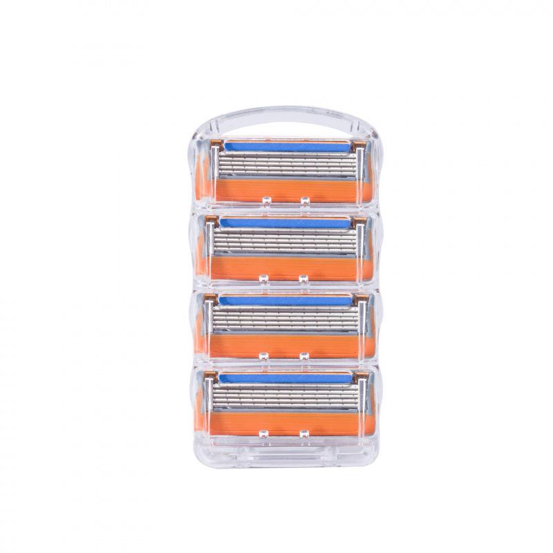 5-lagige manuelle Rasierklingen-Ersatzpackung - 4 Stück (Auf Lager)