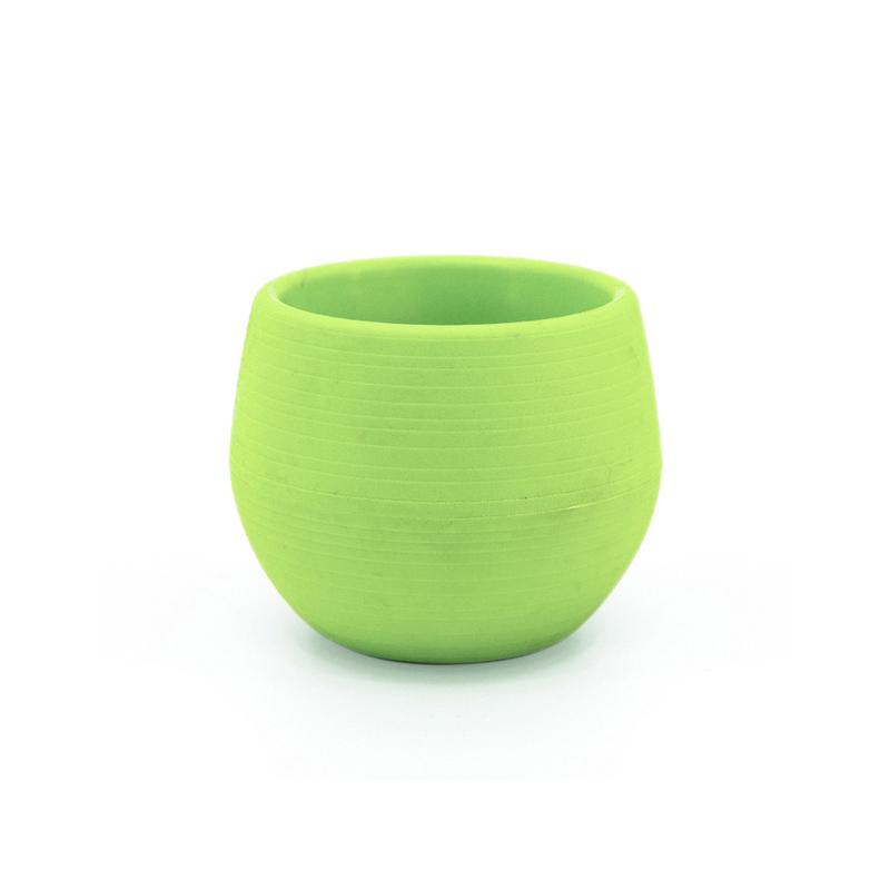 Buy Mini Patio Flower Pot Creative Colourful Small Round Plant pot