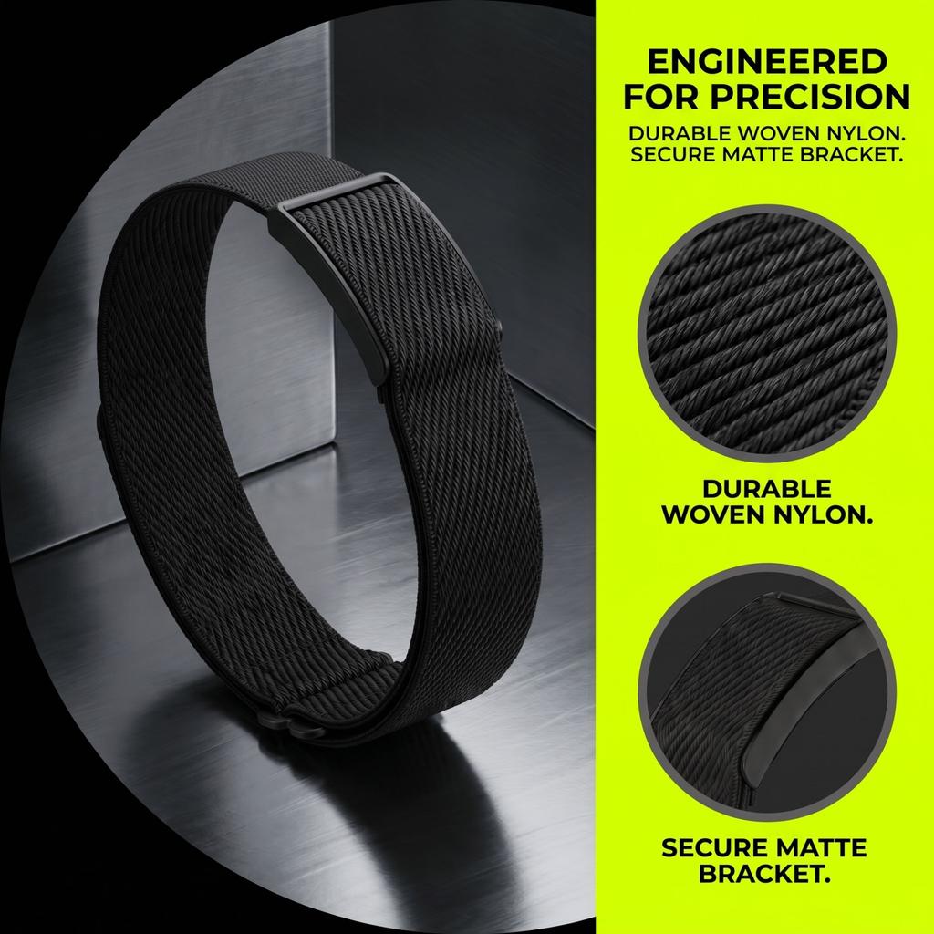 Braccialetto per Amazfit Helio Cinturino Braccialetto Regolabile Telaio Sportivo+Anello in Nylon Braccialetto di Ricambio cinturino per orologio Amazfit Helio