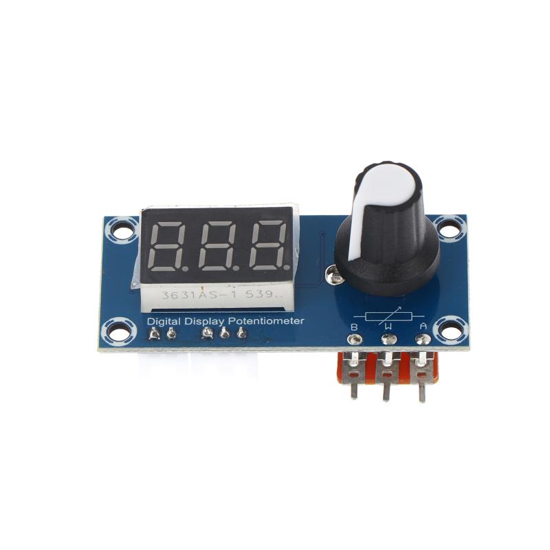5K/10K/20K Single Channel Digital Potentiometer Module Adjustable Resistor With 3-Digit Digital Tube Knob Led Display