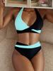Sexy Leopard Laced Up Bikini 2 Piece Set Women Split Swimsuit High Waist Beach Style Bikini 2025 New Summer Swimwear Bikinis Set