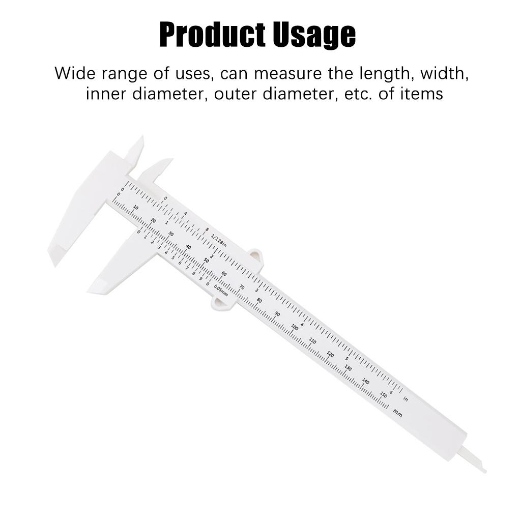 150mm Sliding Vernier Caliper Dial Gauge Depth Micrometer Accurate Measuring Tool Metalworking Making for Students