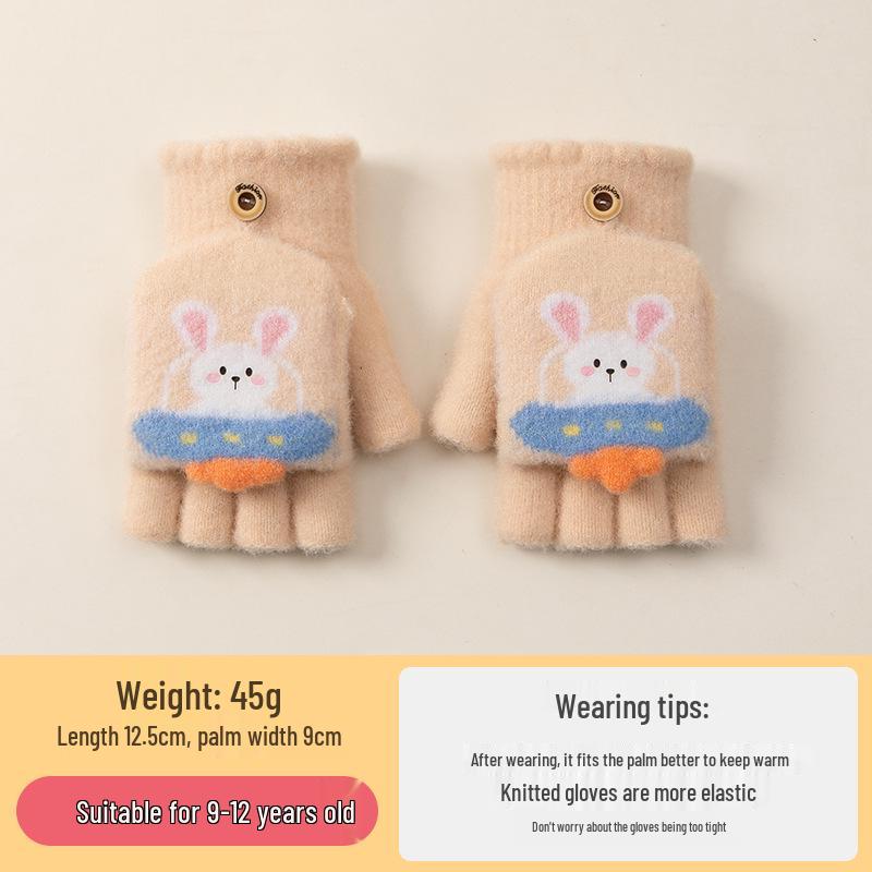 Gemütliche Cartoon-Krokodil-Fäustlinge für Kinder