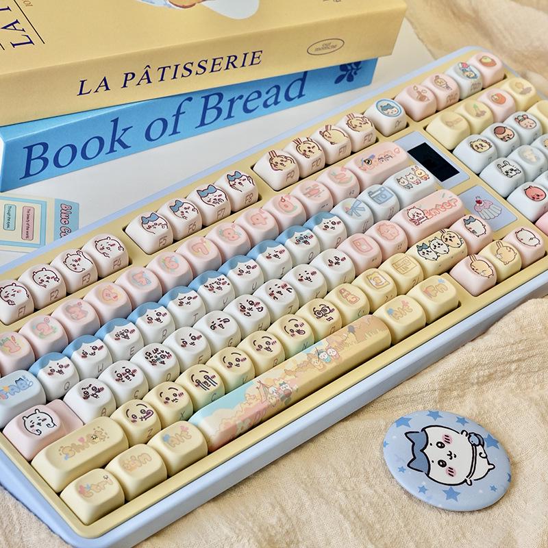 MOA Three Little Ones Theme Custom PBT Keycaps for Mechanical Keyboards