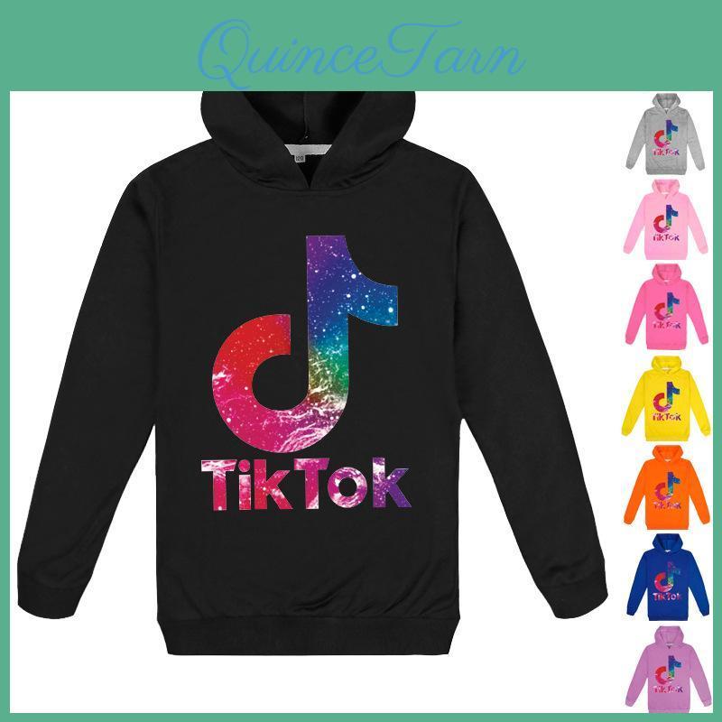 Autumn Hooded Children Spring Tops Tiktok Hoodies Pullovers Casual Wear