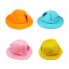 Felt Small Animals Bucket Cap With Ear Holes Breathable Hamster Fisherman Hat Pet Clothing Accessories Lightweight