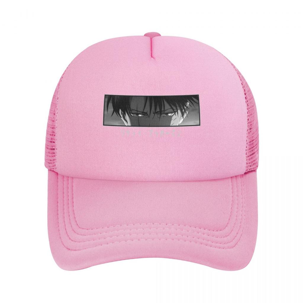 Baseball Caps Levi Shingeki No Kyojin Attack On Titans Mesh Hats Peaked Summer Men Women Hats