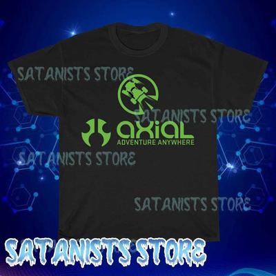 New Axial RC Remote Control Logo Men's Black Crewneck Funny Size S To 5XL