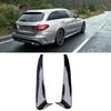 2pcs Rear Bumper Spoiler Side Canard Left Right Fit for   C Class W205 C180 C200(Carbon     )
