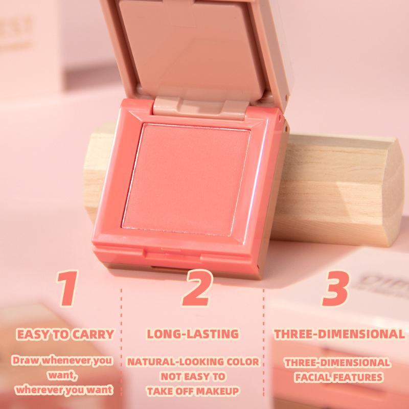 3-in-1-Gesichts-Make-up-Palette Highlight Blush Pearl Polarized Stereo Matte Natural Non-Flying Eyeshadow Palette