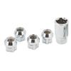 Cone Seat Wheel Locks Stainless Steel Wheel Locking Lug Nuts Bolts Kit Replacement for Tesla 3 Y S X