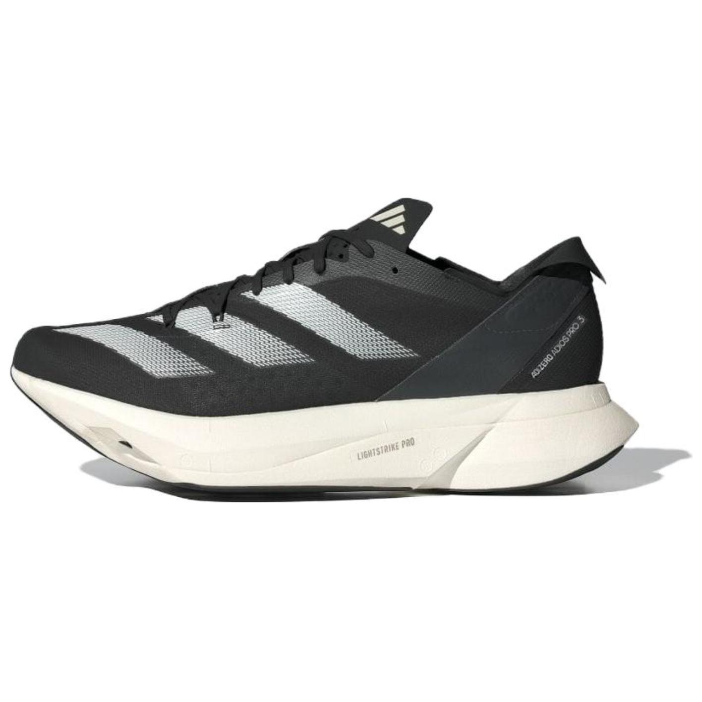 

Adidas Adizero Adios Pro 3 Удобные Легкие Нескользящие Прочные Низкие Марафонские Беговые Кроссовки Мужские Беговые Кроссовки Черные Серебристые ID3701 45⅓