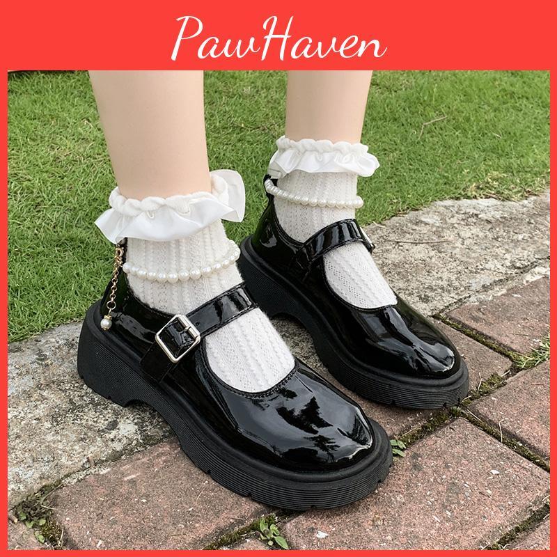 Mary Shoes Japanese New Lolita Jane Shoes Women Vintage Girls Students Jk Uniform Platform Shoes Cosplay High Heels Women Shoes Plus Size 42