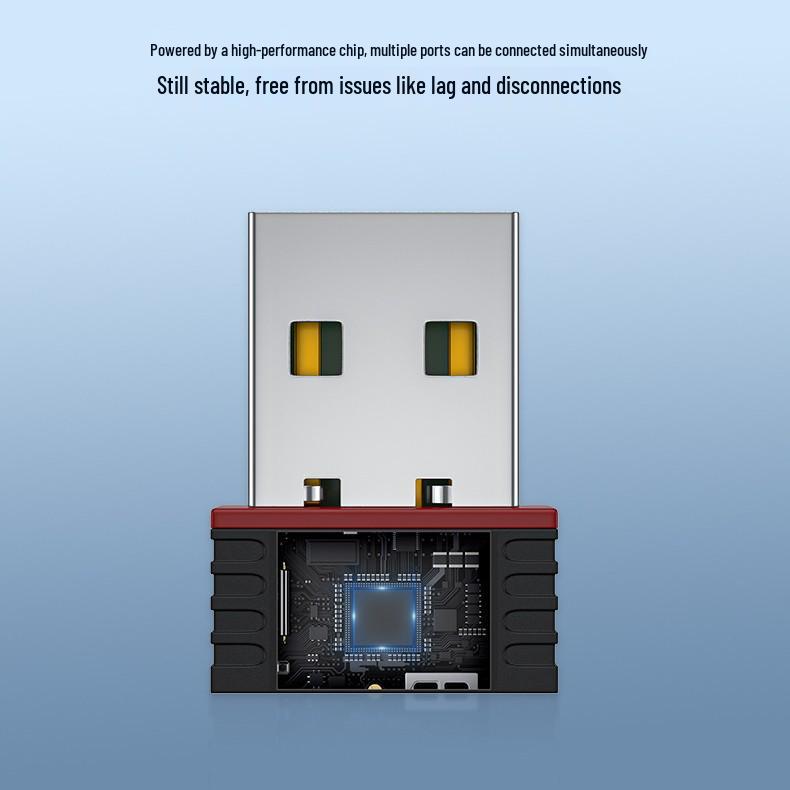 Plug & Play Mini Wireless USB Network Adapter for Desktop/Laptop - 150M RTL8188EU